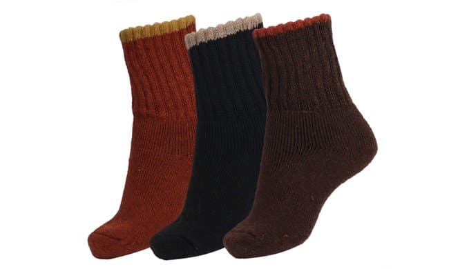 Fall Socks for Women Winter Solid Thick Warm Socks Wool Socks thumbnail 1