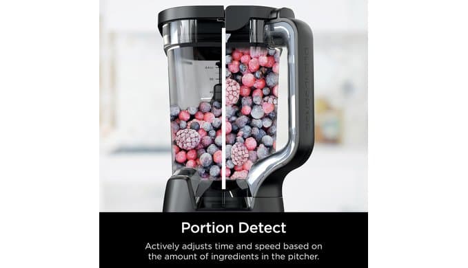 Ninja Detect Blender with Cups, BlendSense Tech, 72oz, 1800PW, Black, TB301 thumbnail 5
