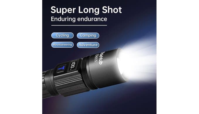 Rechargeable Flashlights 2 Pack Super Bright High Lumens Flashlight thumbnail 5