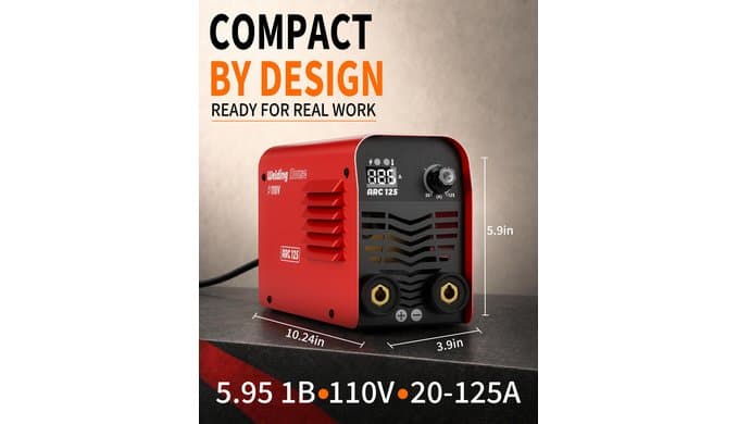 Stick Welder Welding Machine 125A 110V IGBT MMA Arc Welder with Lift TIG thumbnail 2
