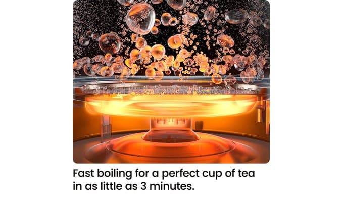 Chefman Electric Kettle, 1.8L 1500W, Hot Water Boiler, Removable Lid for Easy Cleaning, Auto Shut Off, Boil-Dry Protection, Stainless Steel Filter, BPA Free, Borosilicate Glass Electric Tea Kettle thumbnail 4