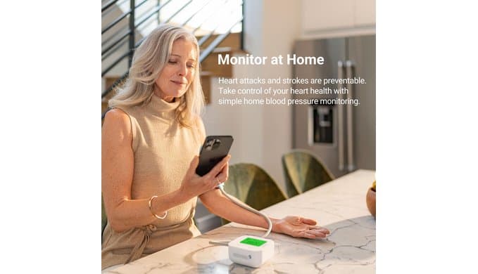 iHealth Track Smart Upper Arm Blood Pressure Monitor with Wide-Range Cuff thumbnail 5