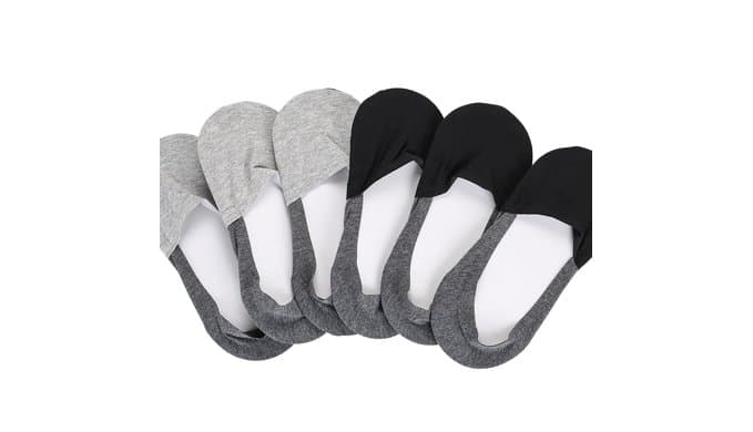 Thin No Show Socks Non-Slip Casual Low Cut Boat Sock 6 Pack thumbnail 5