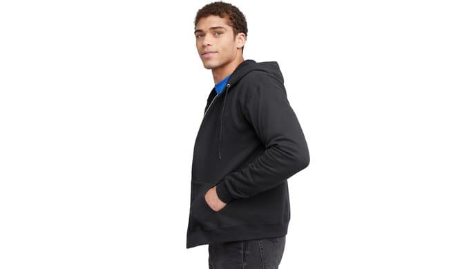 Hanes Men's Zip-up Hoodie, Ecosmart Fleece Full-zip Hoodie for Men, Hooded Sweatshirt thumbnail 5
