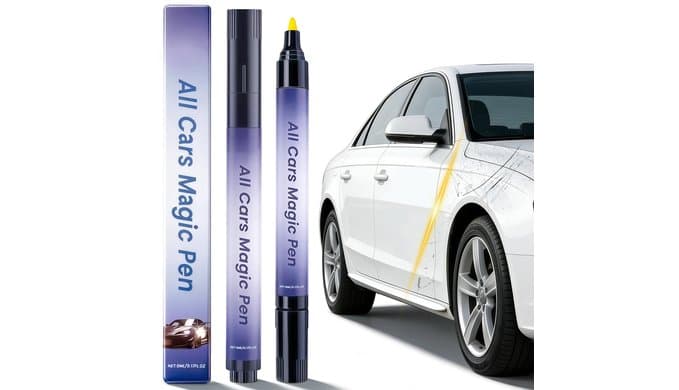 Car Scratch Remover Pen, Magic Car Scratch Removal Pen for All Car Colors, Scratch Repair Pen, Easy DIY Paint Repair Kit, Quick Fix for Wear Swirl Marks And Scuffs, 2PCS