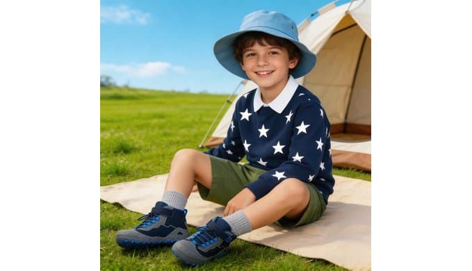 Mishansha Kids Hiking Boots for Boys Girls Water-Resistant Non-Slip thumbnail 2