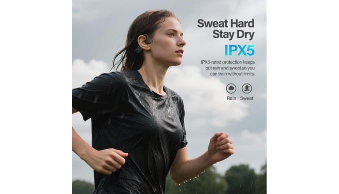 New Bone Conduction Headphones, Open Ear Sports Headphones, 12H Playtime thumbnail 4