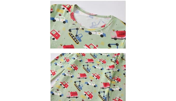 Viscose From Bamboo Pajamas Kids PJs for Boys&Girls Toddler Long Sleeve 2-Piece Sleepwear Size 12 Months to 7 Years thumbnail 5