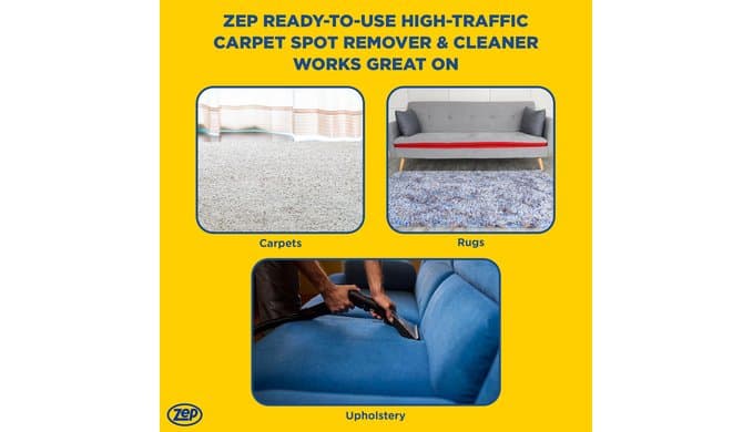 Zep High Traffic Carpet Cleaner - 1 Gallon - Penetrating Formula Removes Deep Stains. Make High-Traffic Areas Look New Again thumbnail 4