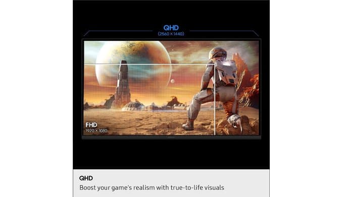 Samsung 27” Odyssey G5 (G50F) Series QHD Gaming Monitor thumbnail 4