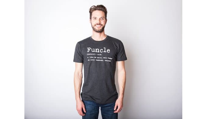 Mens Funcle Definition Funny Family Tee for Uncles thumbnail 2