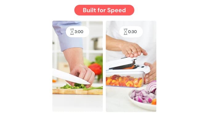 Fullstar Pro Original Vegetable Chopper & Spiralizer, All-in-1 Kitchen Tool thumbnail 4