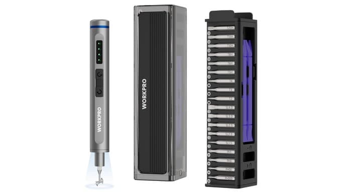 WORKPRO 42-in-1 Mini Electric Screwdriver, Precision Screwdriver Set thumbnail 1