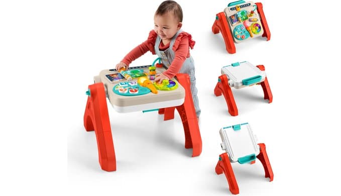 Fisher-Price 4-in-1 Activity Table & Easel, Multilanguage Version thumbnail 1