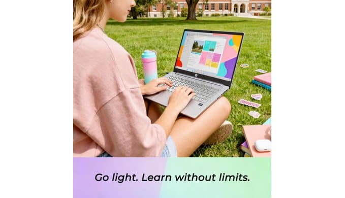 HP 14 Laptop Computer, 2026-2027 Edition, Intel N150 Processor, 4GB RAM, 128GB SSD, 1TB Cloud Storage, Windows 11 with Microsoft 365 thumbnail 2