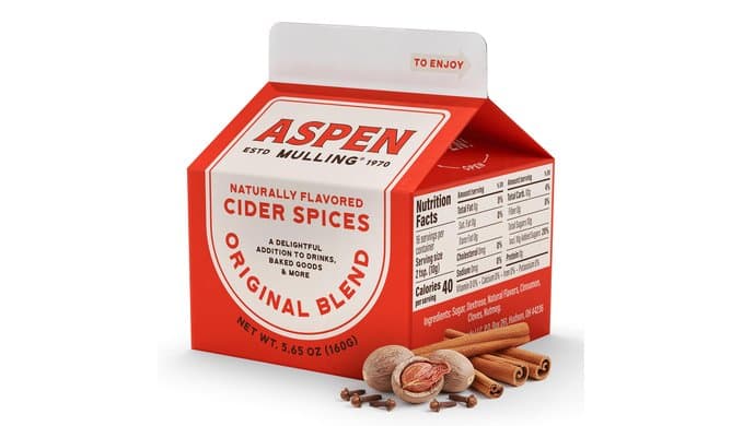 Aspen Mulling Cider Spices Original Blend. Cinnamon, Nutmeg, & Clove. Holiday Mulling Spice Mix for Spiced Cider, Mulled Red Wine, & Festive Winter Beverage Mix. 5.65 oz. (Pack of 4) thumbnail 2