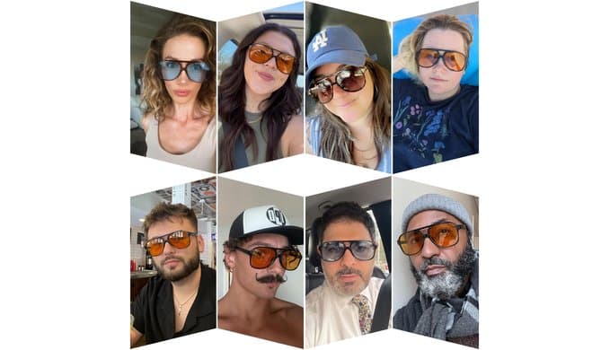 70s Retro Aviator Sunglasses for Women Men Large Vintage Sunnies thumbnail 5