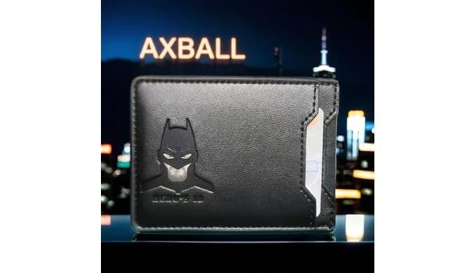 Bat Wallet-Personalized wallet Man Woman, Superhero Mask Slim (Card Holder),Bat ID Heroic wallet-Unique Valentine’s day Gift Birthday, Anniversary,Husband, Boyfriend,Father's day (Card Holder– Black) thumbnail 4