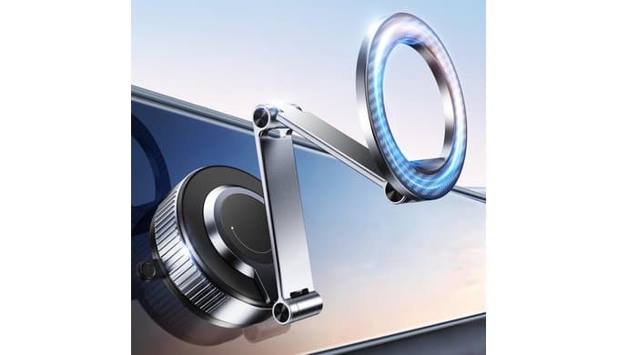 Magnetic Phone Holder for Car, 3-Axis Long Arm Mount for Tesla Model Y/3 thumbnail 1