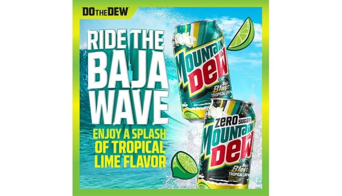 Mountain Dew Baja Blast Cans, 12 oz Cans, 12 Count thumbnail 5