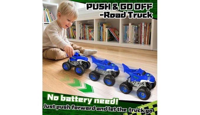 Take Apart Monster Truck Toys for 3 4 5 6 7 Year Old Boys Gifts thumbnail 4