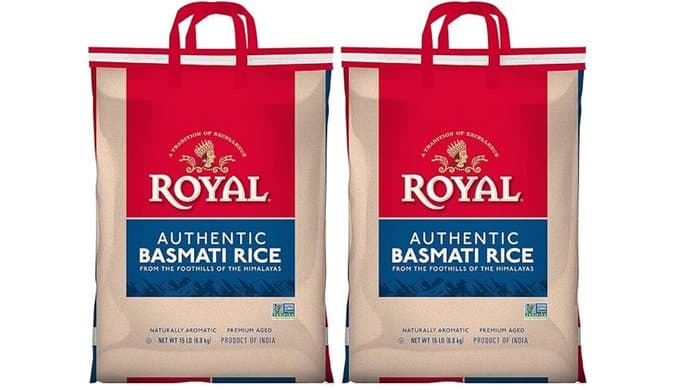 Authentic Royal Basmati White Rice, 15 lbs (Pack of 2) thumbnail 1