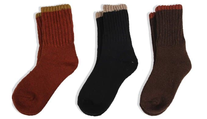 Fall Socks for Women Winter Solid Thick Warm Socks Wool Socks thumbnail 3