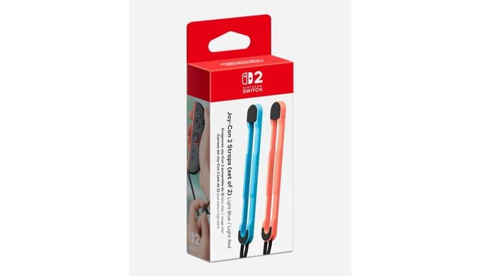 Joy-Con™ 2 Straps (set of 2) Light Blue/Light Red thumbnail 1