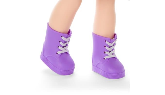 American Girl, AG Sisters Francie Doll, with Brown Eyes, Long Dark-Brown Hair with Purple Highlights, 14.5", Ages 4+ (Amazon Exclusive) thumbnail 5