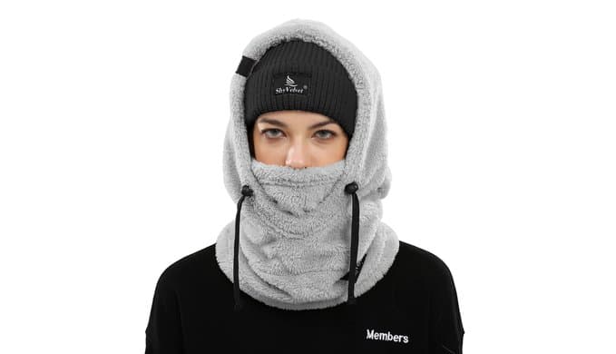 Wind-Resistant Sherpa Hood Fleece Balaclava Winter Ski Mask thumbnail 5
