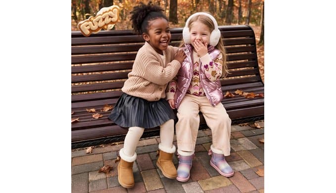 DREAM PAIRS Toddler Girls Winter Ankle Bow Boots thumbnail 3