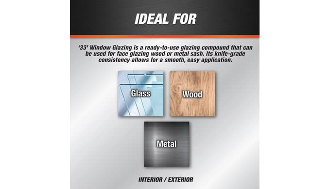 DAP '33' Window Glazing, White, 16 Oz (7079812121) thumbnail 4