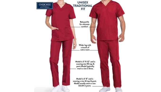 Cherokee WW Originals Unisex Scrub Pants for Men & Women Straight-Leg Pant thumbnail 5