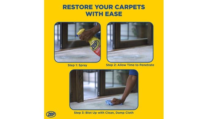 Zep High Traffic Carpet Cleaner - 1 Gallon - Penetrating Formula Removes Deep Stains. Make High-Traffic Areas Look New Again thumbnail 5