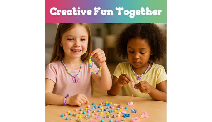 ROHSCE Sticker Bracelet Kit for Kids, Wearable DIY Craft Toy thumbnail 4