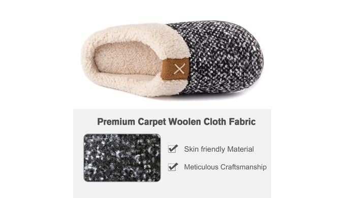 ULTRAIDEAS Women's Indoor Outdoor Slipper Memory Foam thumbnail 5