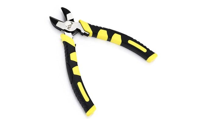 6 Inch Industrial Diagonal Cutting Pliers - High Leverage Side Cutters with Hardened Blades, CR-V Steel, Anti-Rust Finish for Electronics & Cable Work thumbnail 5
