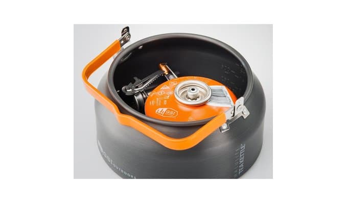 GSI Outdoors Halulite Tea Kettle, Ultralight Aluminum Camping Kettle, Durable, Fast-Boil for Backpacking, Hiking & Outdoor Cooking - 1.8 Liters thumbnail 5