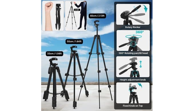 Self Leveling Laser Level with Tripod,DEGLASERS Green Cross Line Laser Level,Lazer Leveler Tool for Picture Hanging Construction Floor Tile Wall Home Renovation, Indoor Project, Battery Included thumbnail 2
