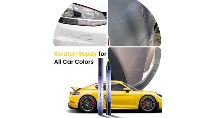 Car Scratch Remover Pen, Magic Car Scratch Removal Pen for All Car Colors, Scratch Repair Pen, Easy DIY Paint Repair Kit, Quick Fix for Wear Swirl Marks And Scuffs, 2PCS thumbnail 4
