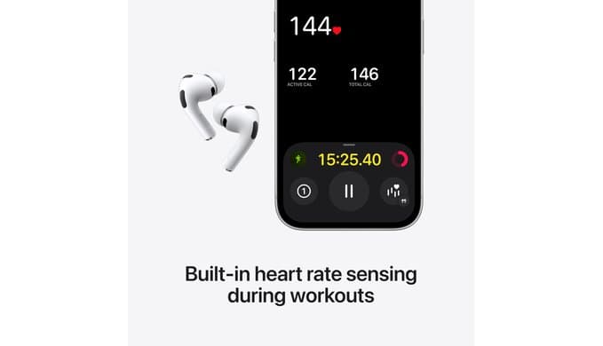 Apple AirPods Pro 3 Wireless Earbuds with Active Noise Cancellation thumbnail 3