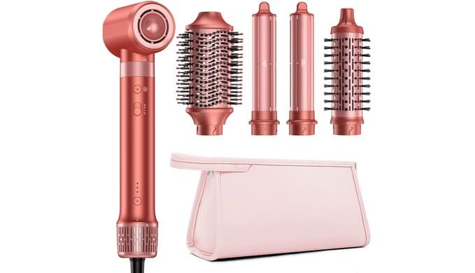 HITTIONA High-Speed Hair Dryer Brush - Hot Air Styler Multi Hair Styler