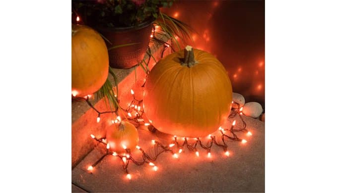 Orange Halloween String Lights, 33FT 150 Count Incandescent Mini Lights thumbnail 2