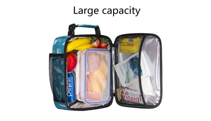 Hap Tim Lunch Box, Insulated Lunch Bag, Reusable Lunchbox Cooler Bag Shark (18654-SK) thumbnail 5