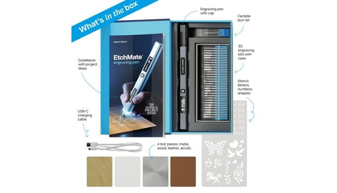 EtchMate Engraving Pen for Metal, Wood, Glass, Plastic & All Materials thumbnail 5