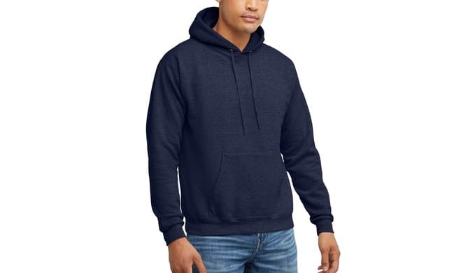 Hanes Men's Hoodie - EcoSmart Fleece Hooded Sweatshirt for Men & Women - Midweight Fleece - Big & Tall Available thumbnail 1