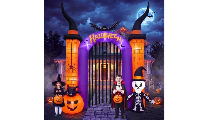 10.8FT Halloween Inflatable Archway Outdoor Decoration thumbnail 1