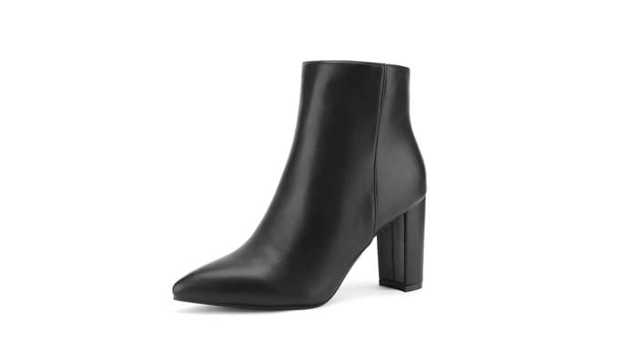 DREAM PAIRS Women's Chunky Heel Ankle Booties thumbnail 1