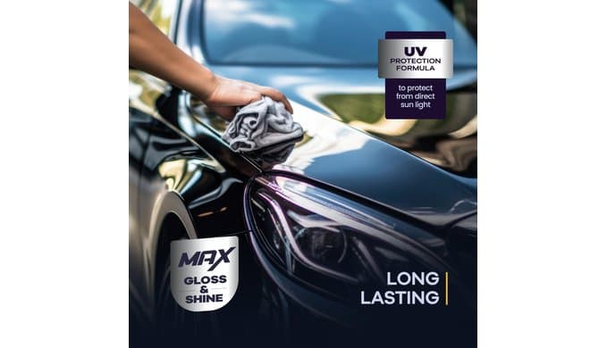 Premium Ceramic Coating for Cars with UV Protection (16 oz) – Extremely Hydrophobic & Slick Car Wax Spray, Long-Lasting, Quick & Easy Application, Maximum Gloss & Shine. thumbnail 2