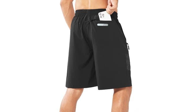 NORTHYARD Men's Athletic Running Shorts Gym Workout 7"/9"/5" Zipper Pockets thumbnail 3